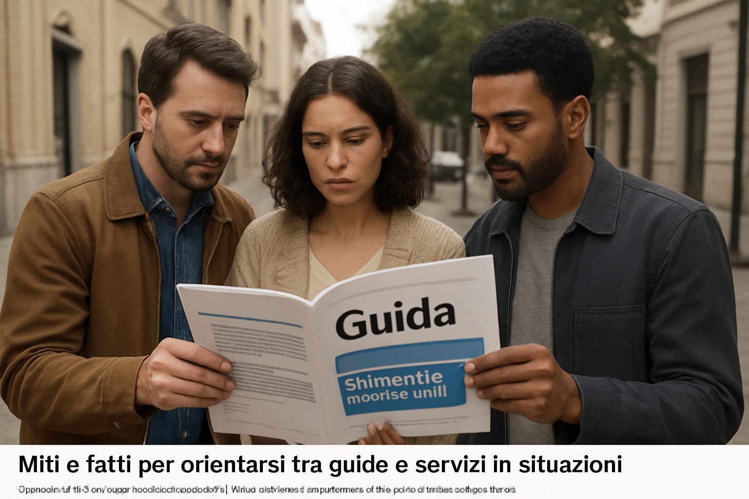 Miti e fatti per orientarsi tra guide e servizi in situazioni quotidiane